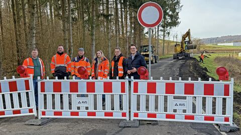 Fahrbahn-Sanierung der Kreisstraße 189 zwischen Gonterskirchen und Ruppertsburg hat begonnen