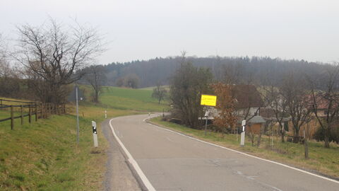 Kreisstraße 36 bei Darsberg