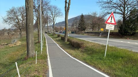 B3 Radweg Bensheim-Heppenheim