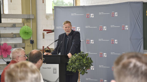 Freisprechungsfeier 2025 - 18 Hessen Mobil-Präsident Heiko Durth am Rednerpult