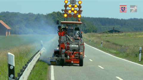 Markierungsarbeiten Straßenmeisterei  Markierungsarbeiten Straßenmeisterei