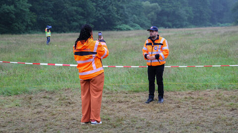 Sprengung Zeller Brücke - 16 Das Social-Media Team von Hessen Mobil im Einsatz