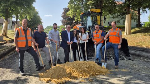 Spatenstich B 62 Ortsdurchfahrt Alsfeld-Angenrod