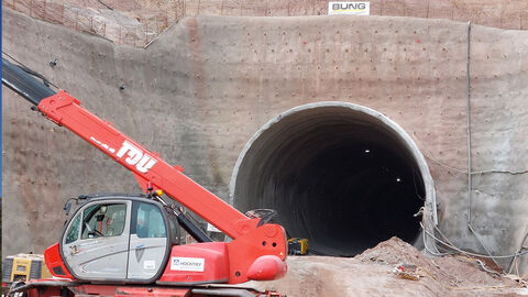 B 38 - OU Mörlenbach - Tunnel Berkersklamm, September 2025 B 38 - OU Mörlenbach - Tunnel Berkersklamm, September 2025