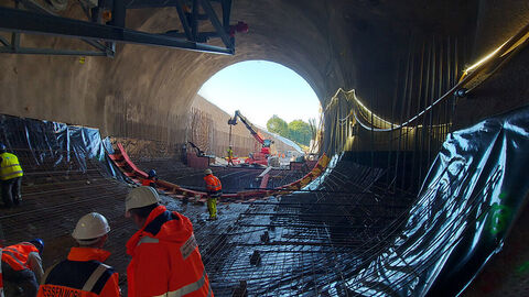 B 38 - OU Mörlenbach - Tunnel Berkersklamm, Oktober 2025 B 38 - OU Mörlenbach - Tunnel Berkersklamm, Oktober 2025