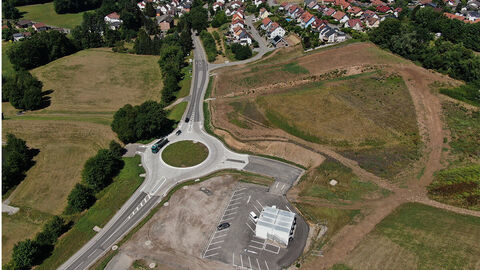 B 38 - OU Mörlenbach - Kreisverkehr 2022 B 38 - OU Mörlenbach - Kreisverkehr 2022
