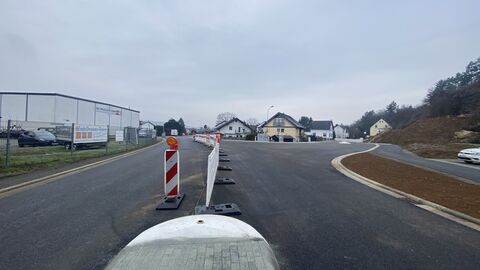 Kreuzungsbereich Albshäser Straße Solms-Oberbiel