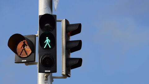 Symbolbild Fußgängerampel