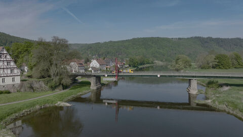 L 763 Gieselwerder: Neubau der Brücke über die Weser (Wolfgang-Stremmel-Brücke) 