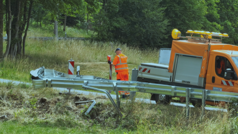 Schutzplankenreperatur SM Schwalmstadt