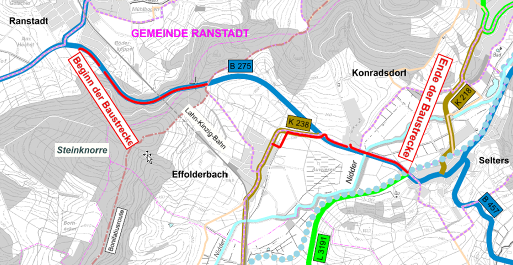 B 275 - Neu- Und Ausbau Eines Rad- Und Gehweges Zwischen Ranstadt Und ...